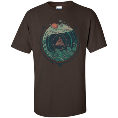 Water T-shirt Dark Chocolate