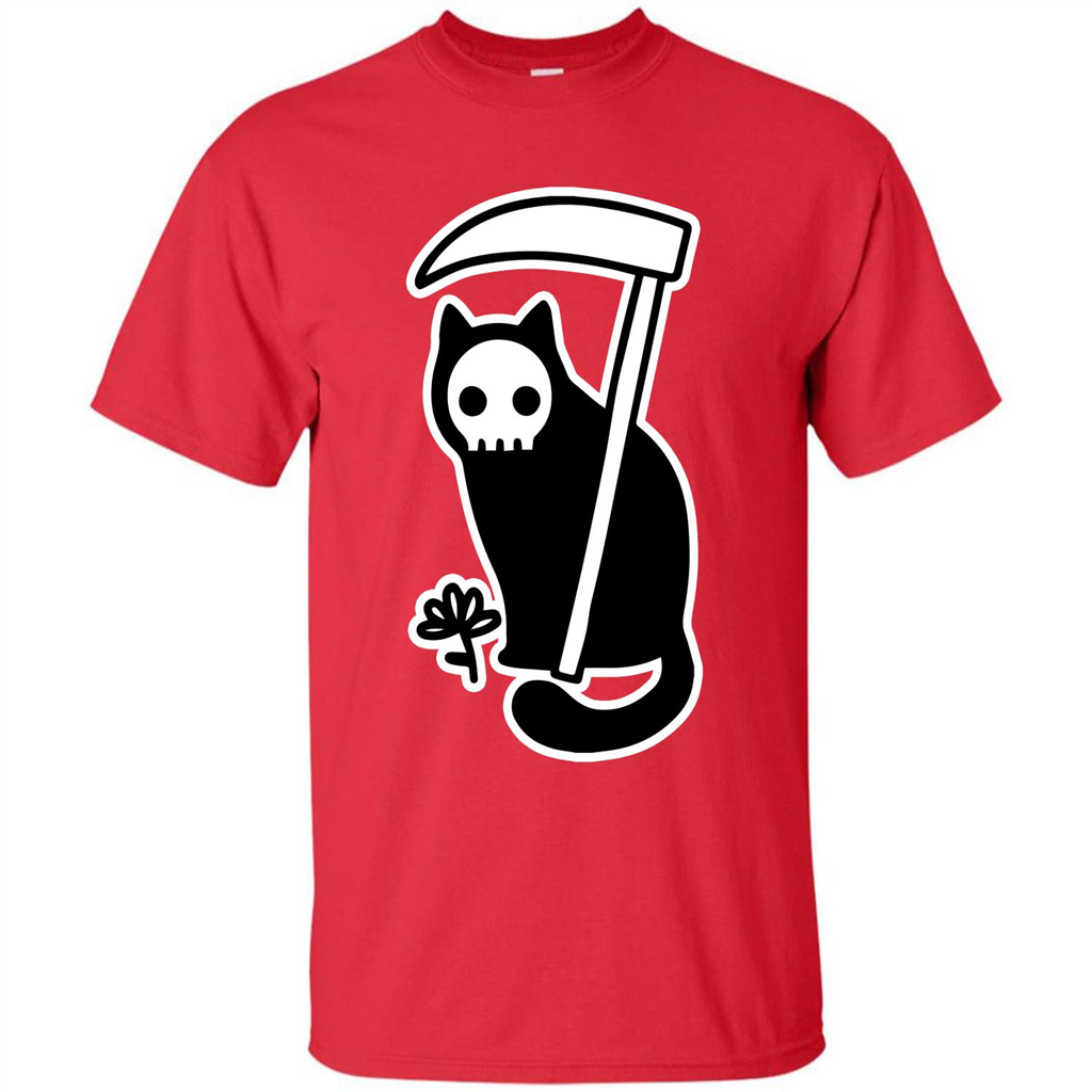 Cat Grimm Reaper T-shirt Red