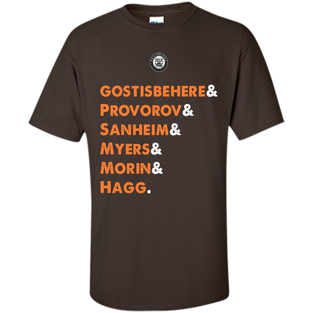 Gostisbehere. Provorov. Sanheim. Myers.Morin. Hagg Dark Chocolate