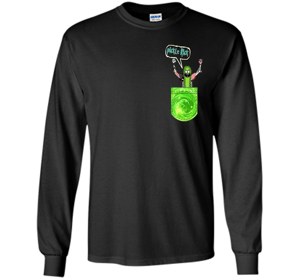 Pickle Funny Rick Pocket t-shirt Black