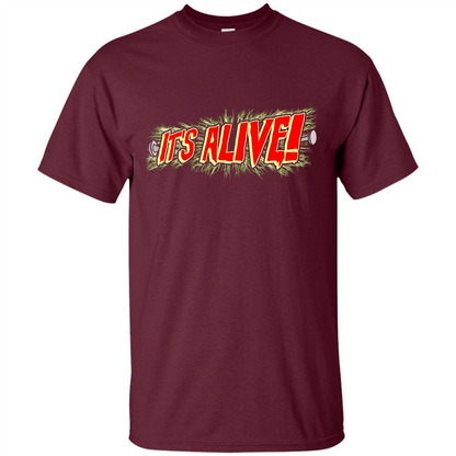 It's Alive Frankenstein T-shirt Maroon