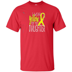 I Wear Yellow Ribbon For My Daughter T-shirt