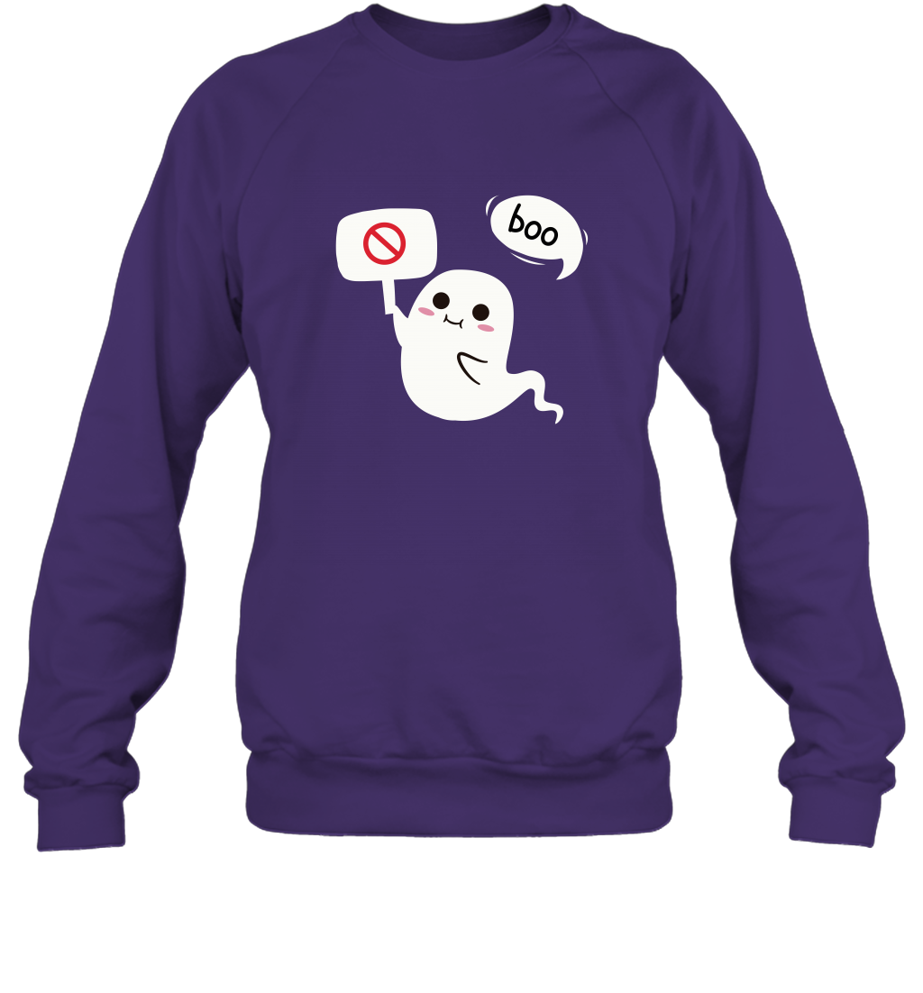 Boo Pink Shirt Sweatshirt Sweatshirt Purple