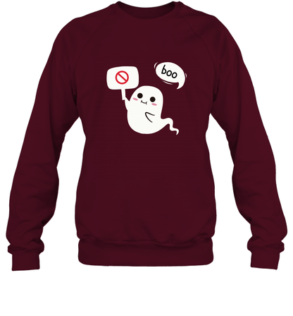 Boo Pink Shirt Sweatshirt Sweatshirt Maroon