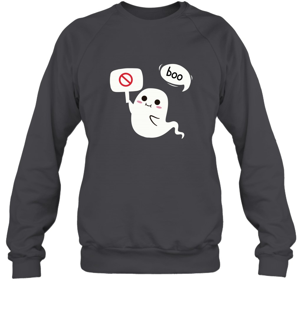Boo Pink Shirt Sweatshirt Sweatshirt Dark Heather
