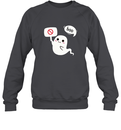 Boo Pink Shirt Sweatshirt Sweatshirt Dark Heather