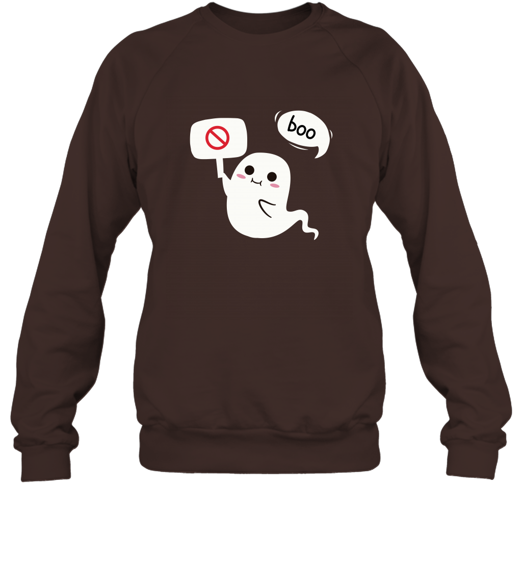 Boo Pink Shirt Sweatshirt Sweatshirt Dark Chocolate