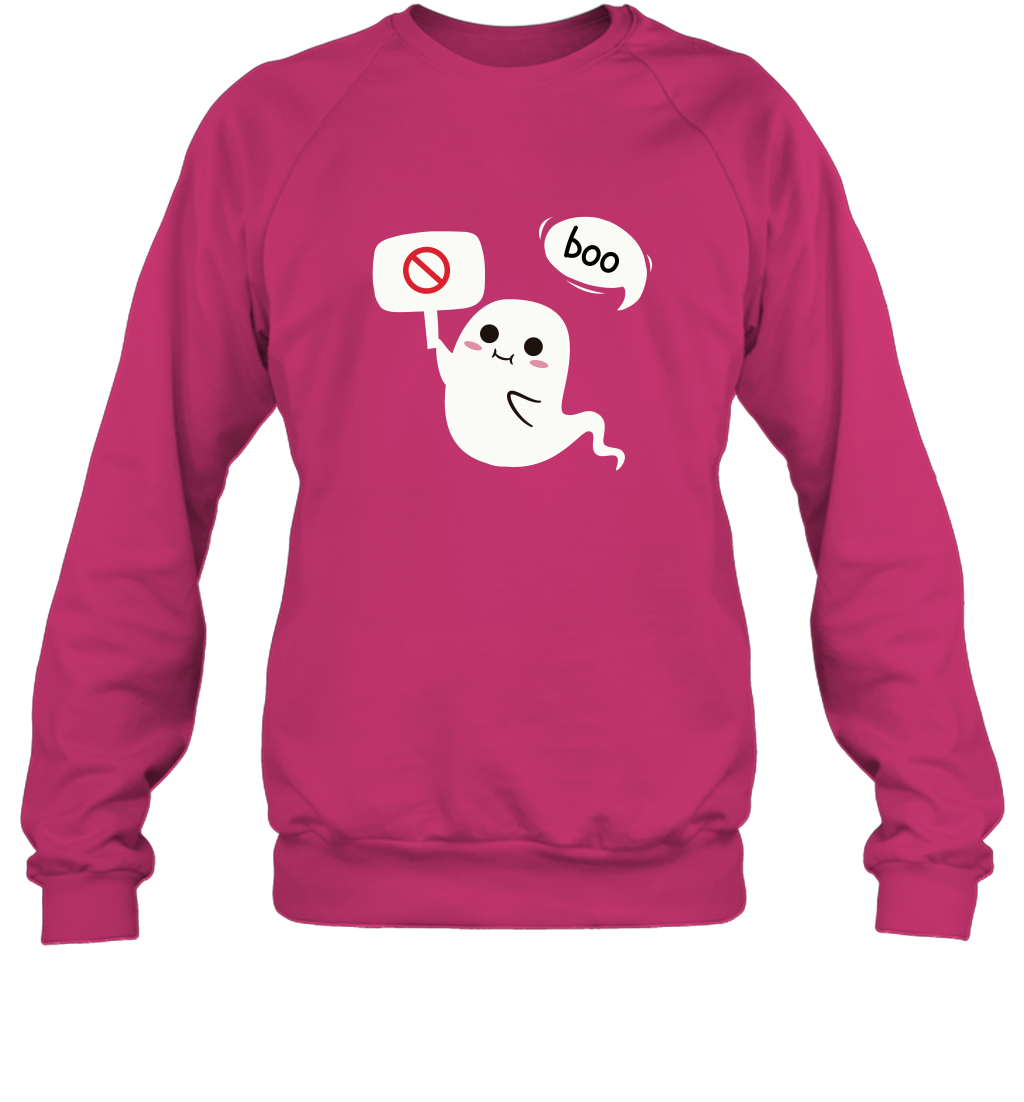 Boo Pink Shirt Sweatshirt Sweatshirt Heliconia