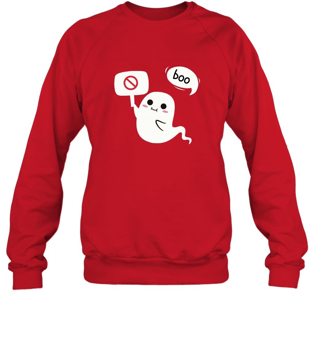Boo Pink Shirt Sweatshirt Sweatshirt Red