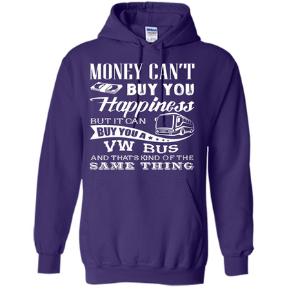 Driver T-shirt Money Can’t Buy You Happiness T-shirt Purple