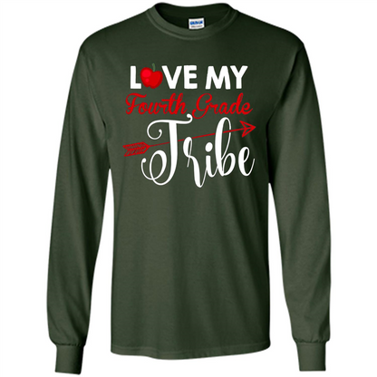 Love My Fourth Grade Tribe T-shirt School Day T-shirt