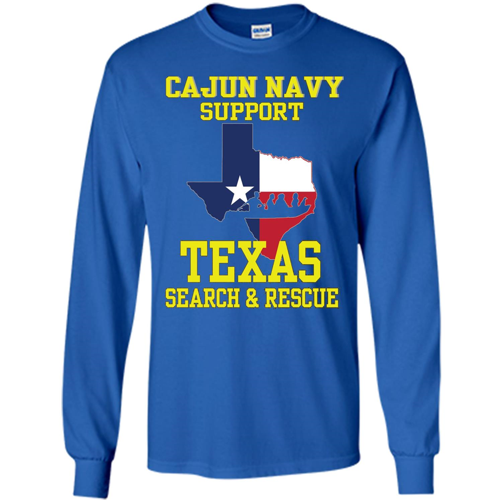 Cajun Navy Support Texas Search And Rescue T-shirt Royal