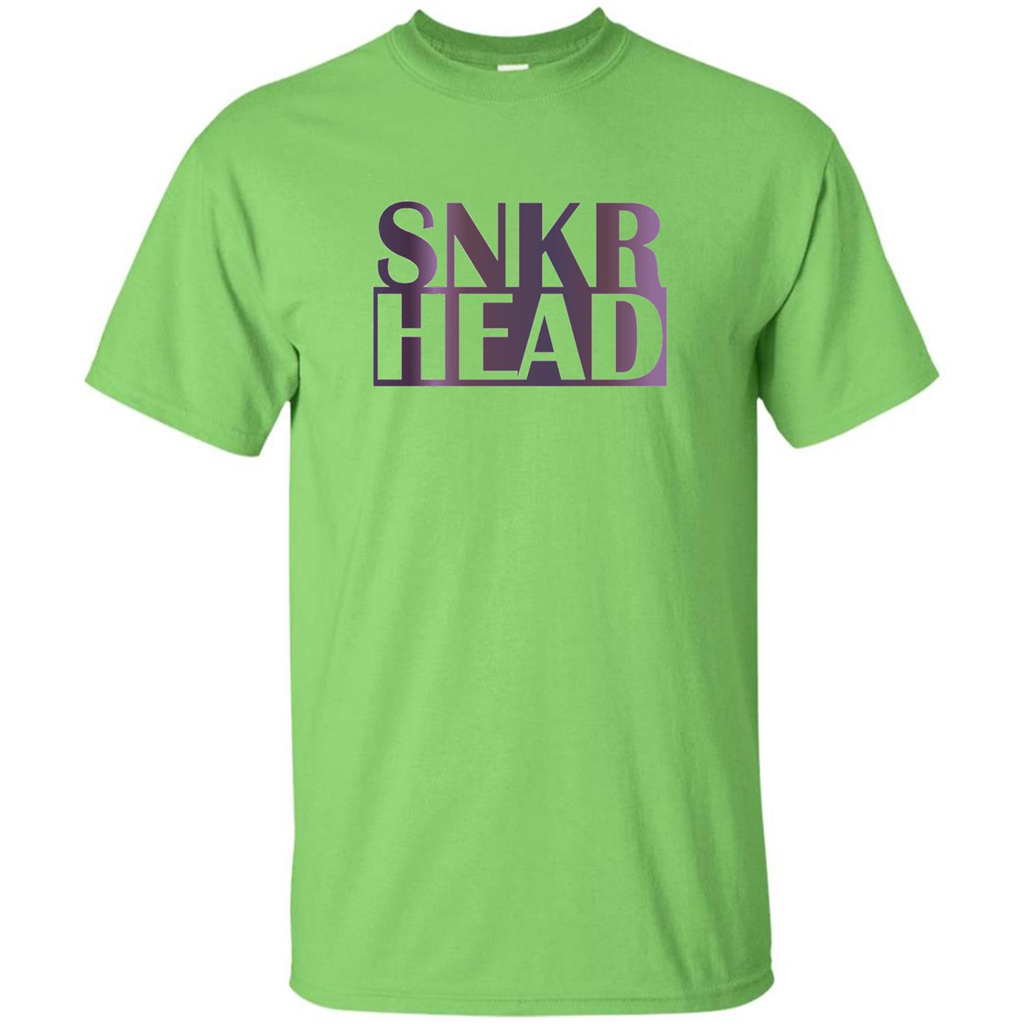 Sneaker Head Eggplant Foams T-shirt Foamposite SNKB HEAD Lime