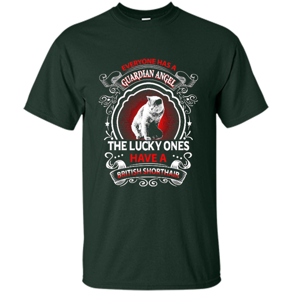 British Shorthair T-shirt The Lucky Ones Forest Green