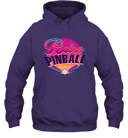 Retro Pinball Shirt Hoodie Hoodie Purple
