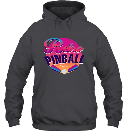 Retro Pinball Shirt Hoodie Hoodie Dark Heather