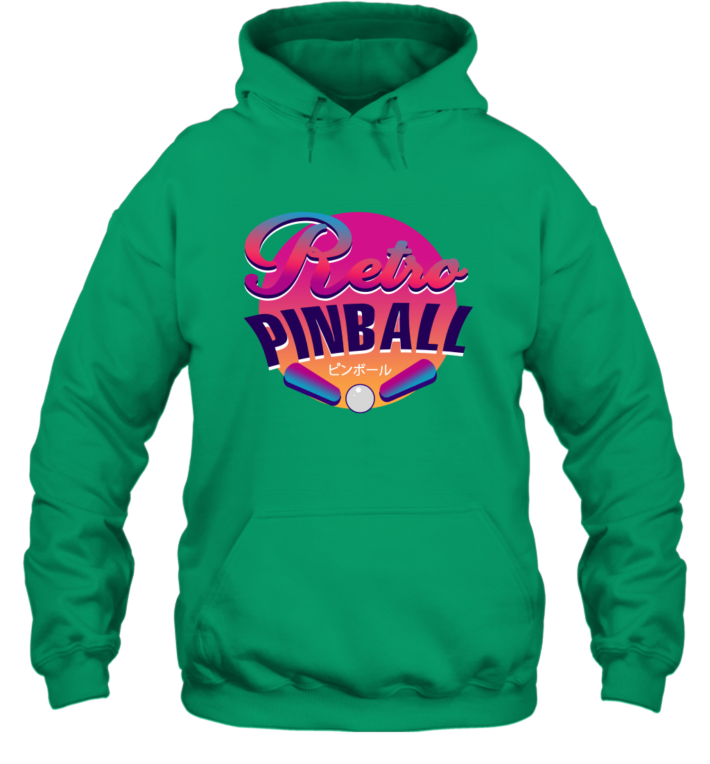 Retro Pinball Shirt Hoodie Hoodie Irish