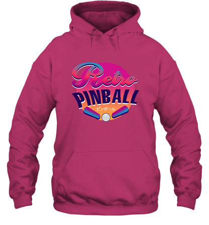 Retro Pinball Shirt Hoodie Hoodie Heliconia