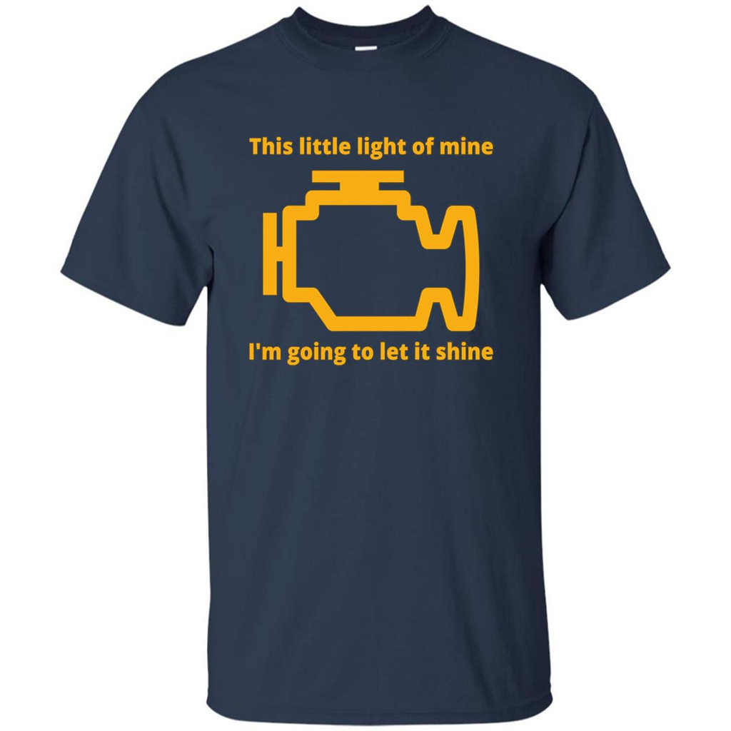 This Little Light Of Mine I'm Going To Let It Shine T-shirt Navy