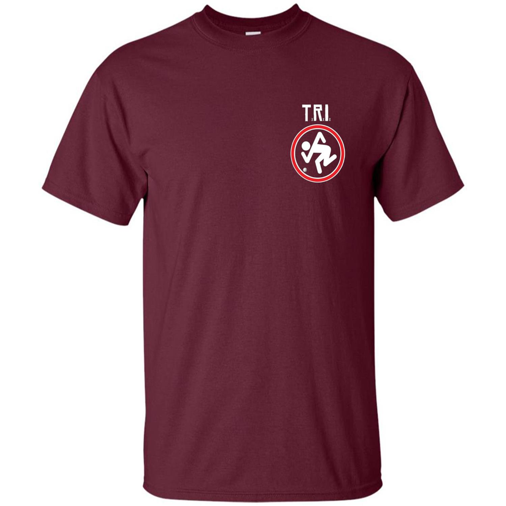 TRI Custom T-shirt Maroon
