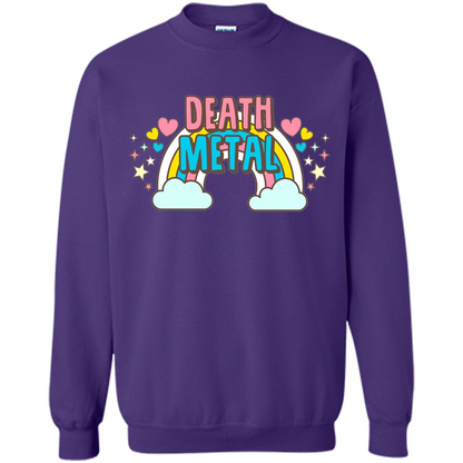 Death Metal Rainbow Cute T-Shirt Orange