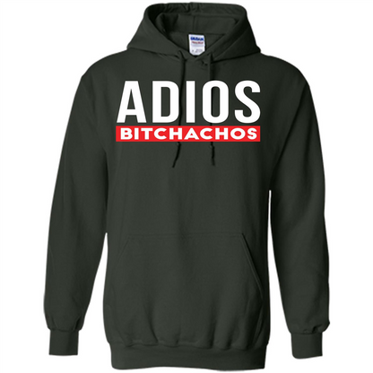 Funny T-Shirt Adios Bitchachos Forest Green