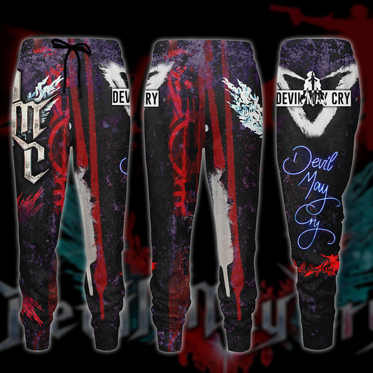 Devil May Cry All Over Print Beach Shorts Jogger Joggers