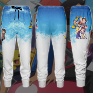 Pokemon Ash Ketchum Anime Manga 3D All Over Print T-shirt Tank Top Zip Hoodie Pullover Hoodie Hawaiian Shirt Beach Shorts Jogger