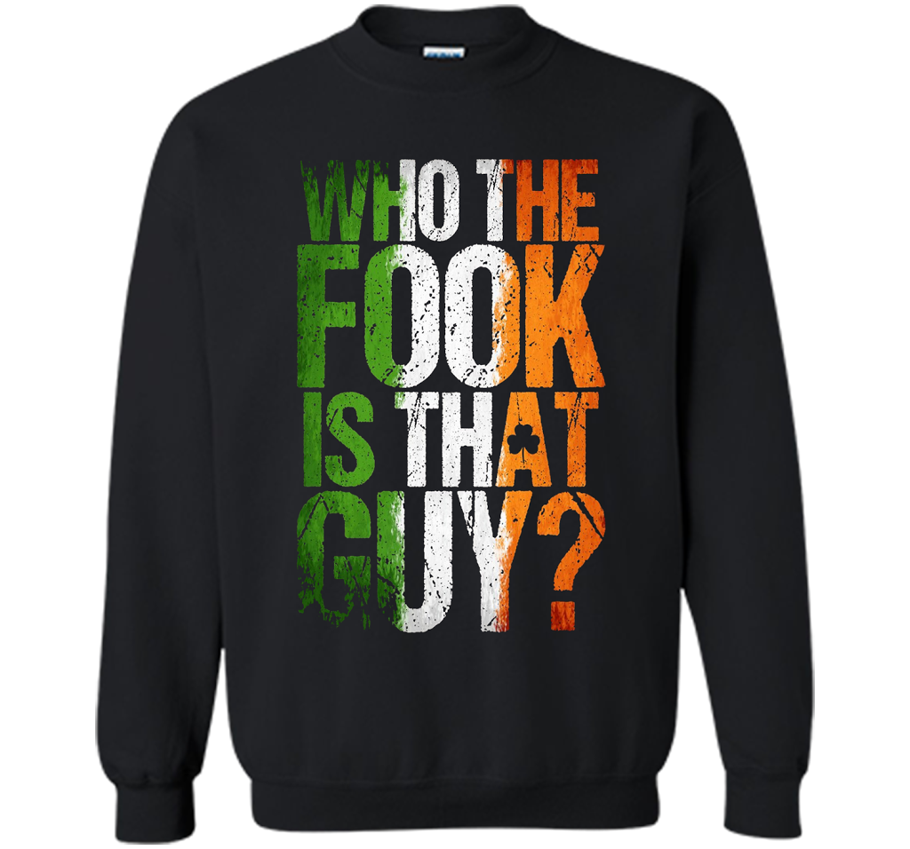 Boxing T-shirt Who The Fook Is That Guy Black