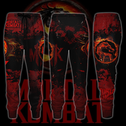 Mortal Kombat All Over Print Beach Shorts Jogger Joggers