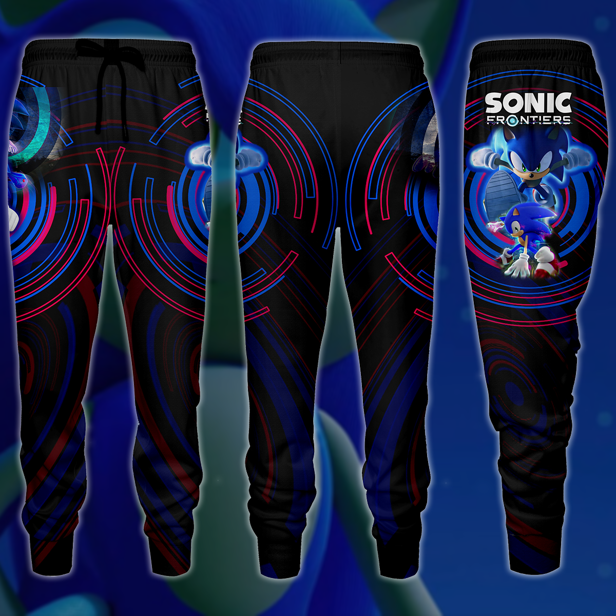 Sonic Frontier Video Game 3D All Over Printed T-shirt Tank Top Zip Hoodie Pullover Hoodie Hawaiian Shirt Beach Shorts Jogger Joggers