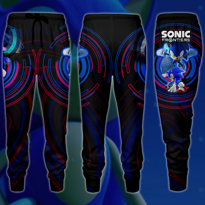 Sonic Frontier Video Game 3D All Over Printed T-shirt Tank Top Zip Hoodie Pullover Hoodie Hawaiian Shirt Beach Shorts Jogger Joggers