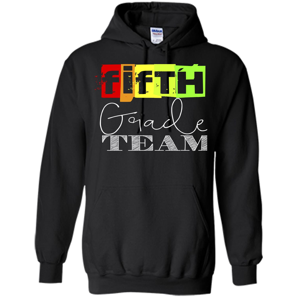 Fifth Grade Team T-shirt School Day T-shirt Black