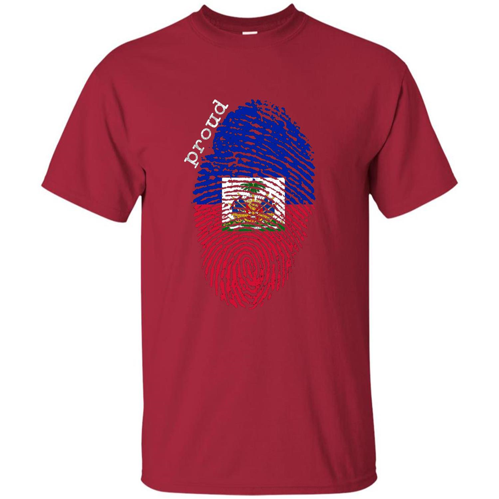 Haiti shirt - Haiti National Flag T-shirt Cardinal