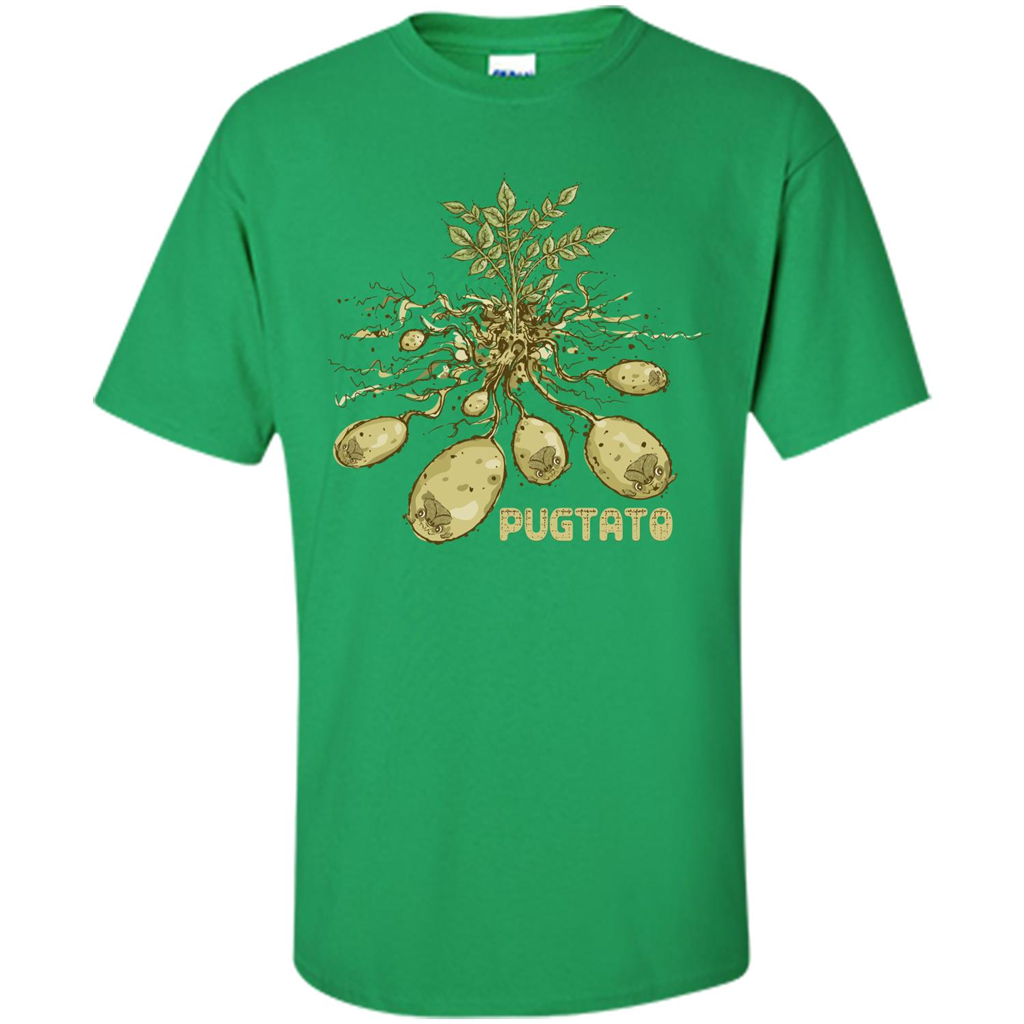 Pug Lover T-shirt Pug Potato Pugtato Irish Green