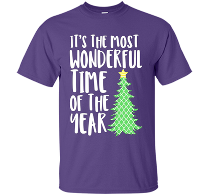 It's the most wonderful time of the year christmas shirt t-shirt Purple