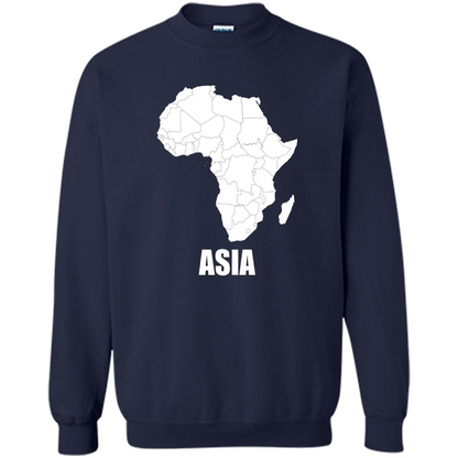 Africa Asia Funny t-shirts - Humor T-shirts Navy