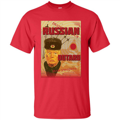 Funny President T-shirt Russian Dotard T-Shirt Red