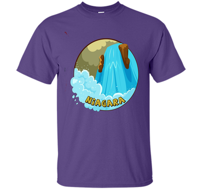 Niagara Falls Souvenir Shirt cool shirt Purple