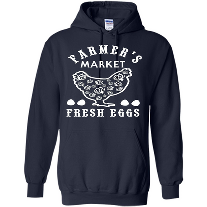 Famer's Market Fresh Eggs T-shirt Navy