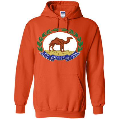 Eritrea Emblem T-shirt National Heritage Pride Orange