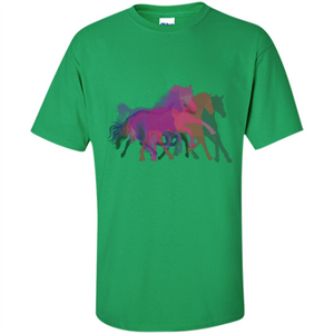 Beautiful Shadow Horses T-shirt