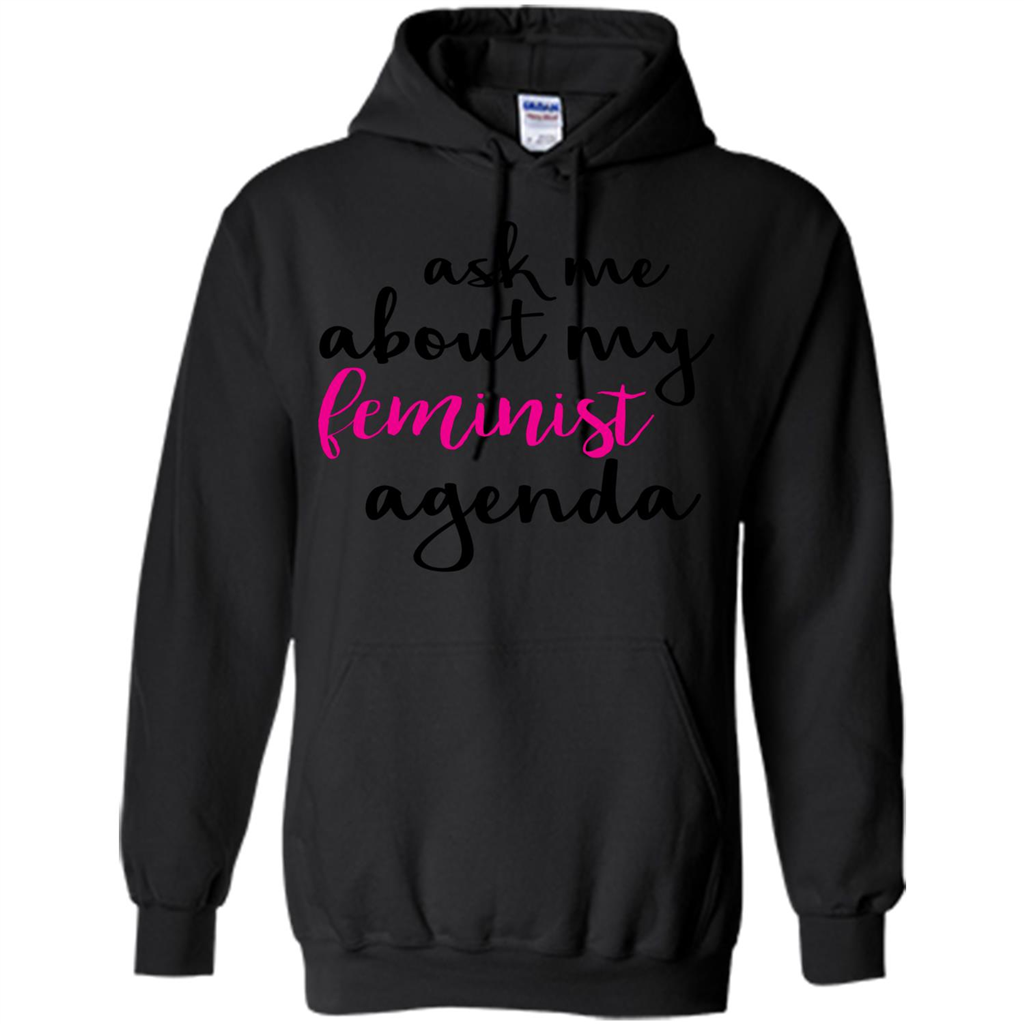 Ask Me About My Feminist Agenda T-Shirt Black