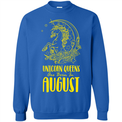 Augus Unicorn T-shirt Unicorn Queens Are Born In August Royal