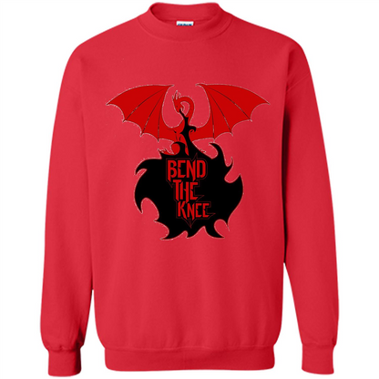 Movies T-shirt Bend The Knee T-shirt Red