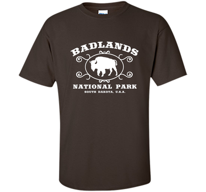 Whereables: Badlands National Park T-Shirt cool shirt Dark Chocolate