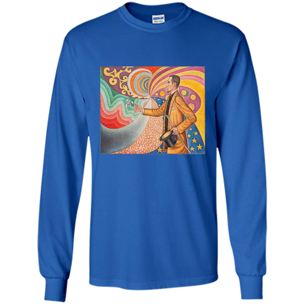 Portrait of Felix Feneon by Paul Signac T-shirt Royal