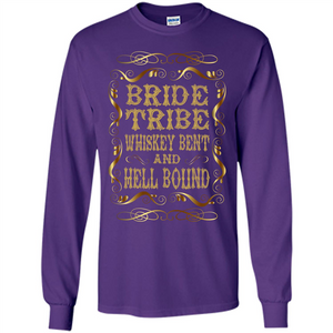 Bride Tribe Whiskey Bent and Hell Bound T-shirt
