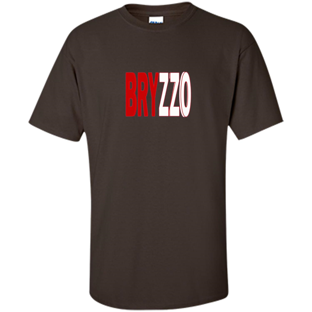 Bryzzo Bryant and Rizzo Funny Baseball T-shirt Dark Chocolate