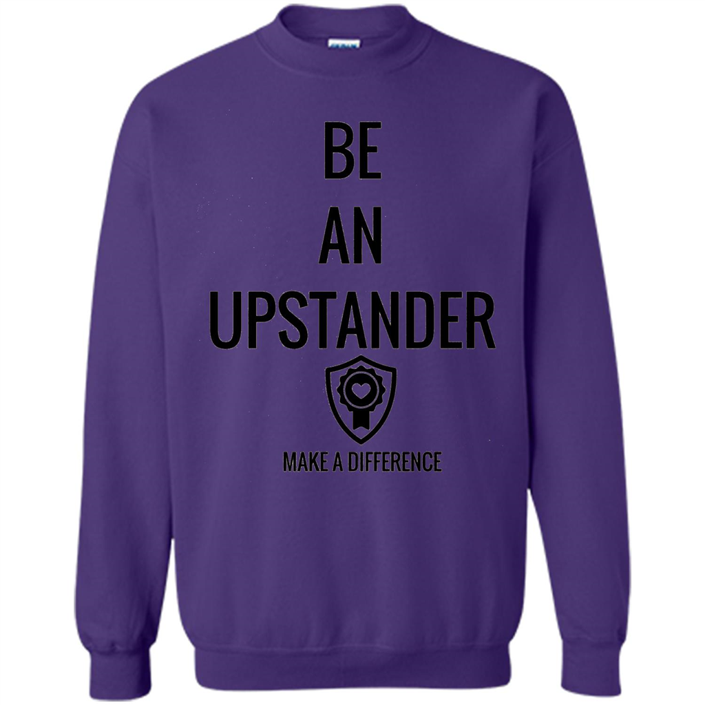 Be An Upstander Make A Difference T-shirt Purple